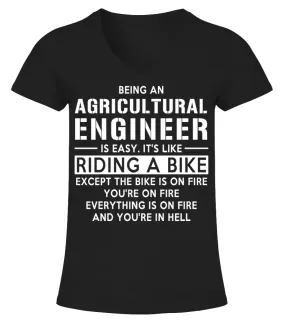 AGRICULTURAL ENGINEER - Limited Edition Camiseta cuello pico Mujer