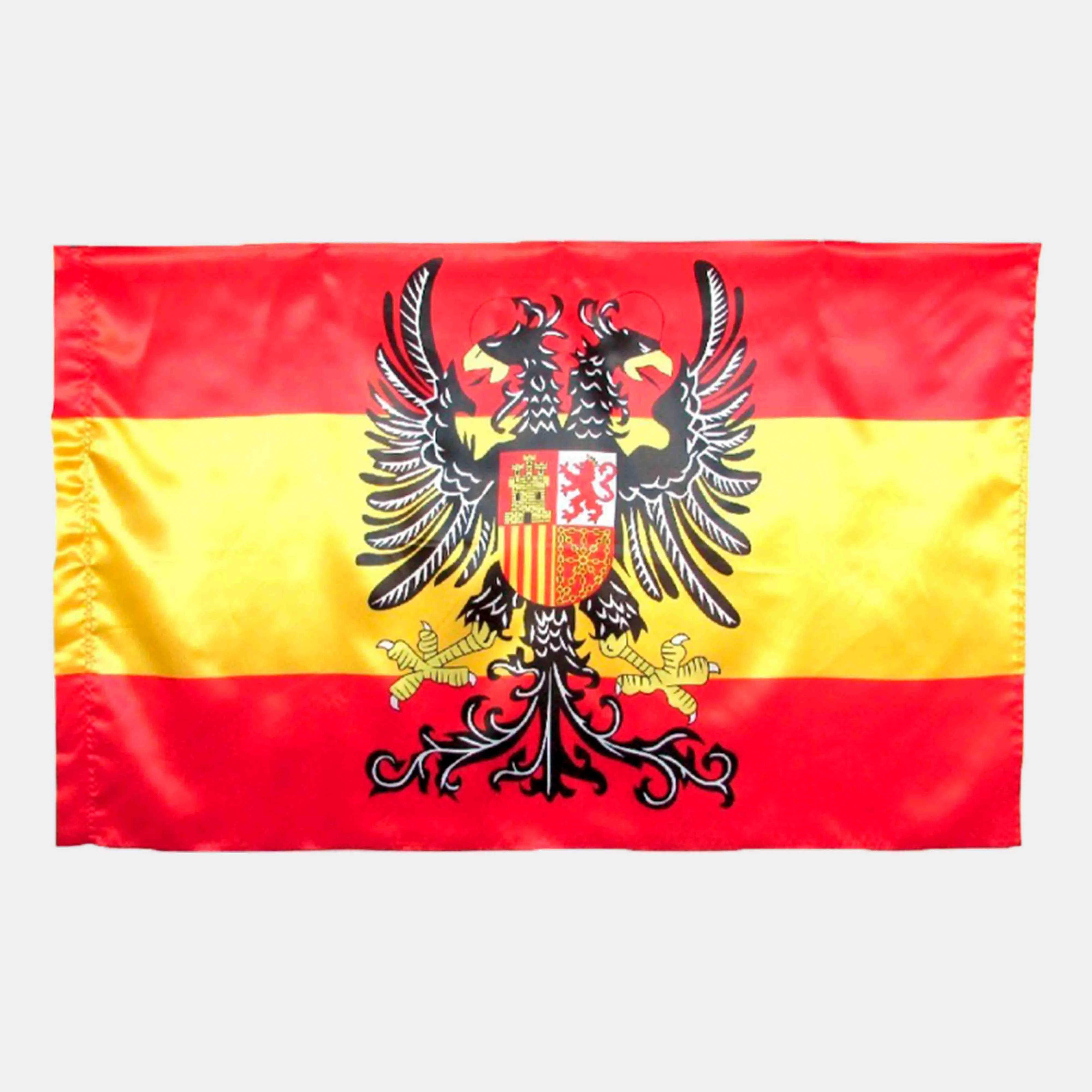 Bandera de Espaa con el águila bicéfala