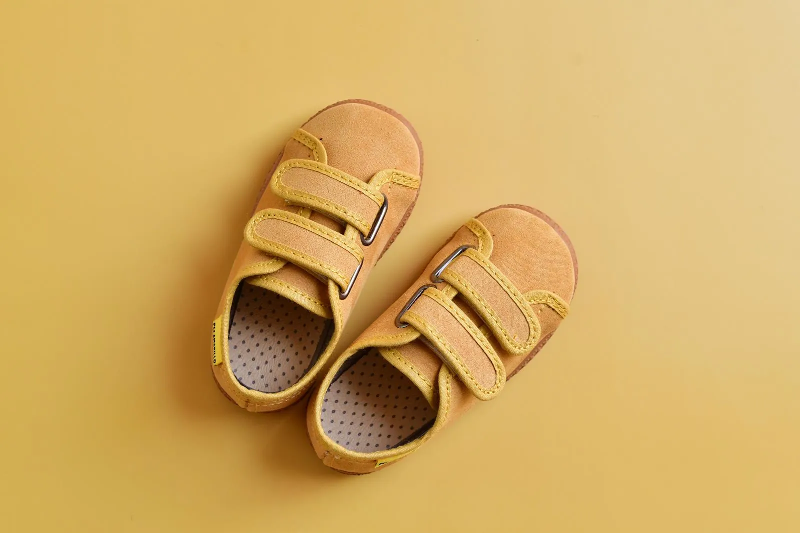 Basket PezAmarillo Suede Mostaza Kids