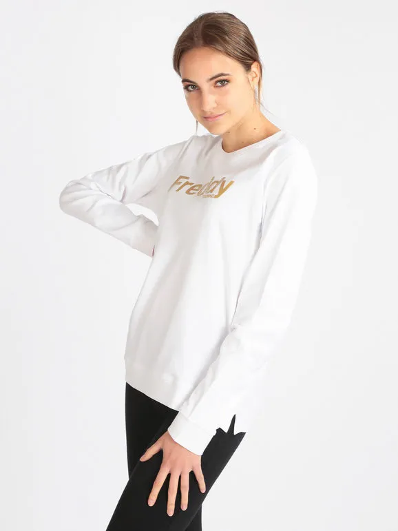 Freddy Sudadera deportiva ligera para mujer en algodón