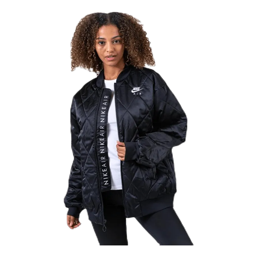 Nike Nsw Satin Jacket White/Black