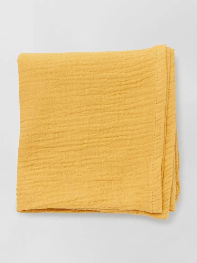 PACK DE 3 MUSELINAS DE GASA DE ALGODóN  AMARILLO
