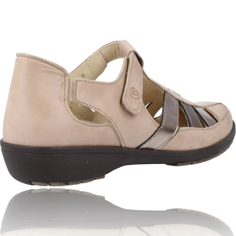 Sandalias Cerradas Cangrejeras para Mujer de Suave 3431